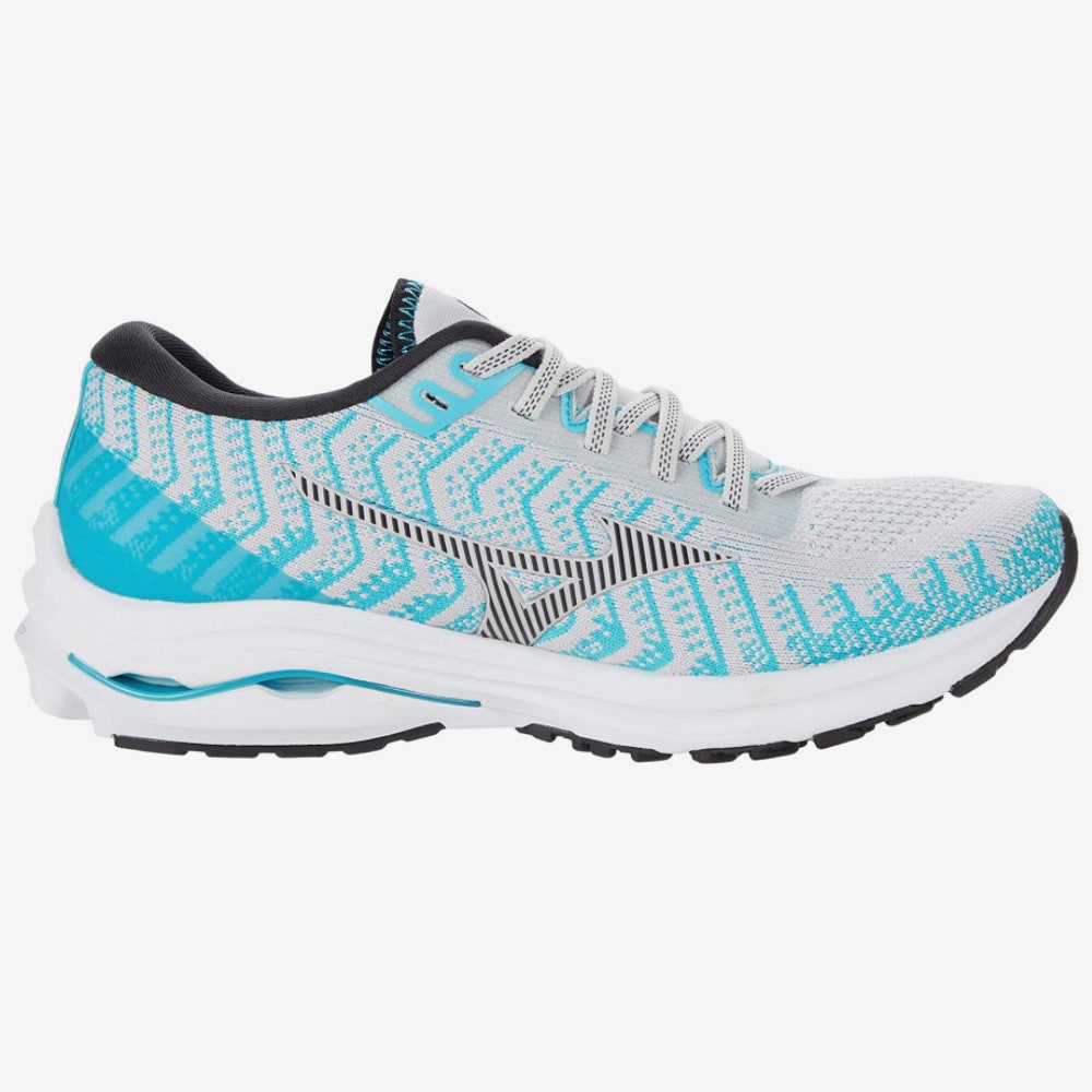 Mizuno Wave Rider 24 WAVEKNIT sneaker in blue