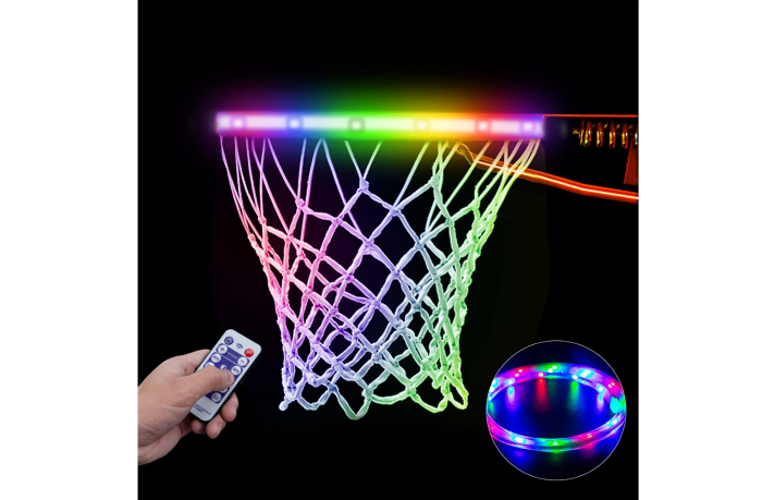 Solar Basketball hoop light